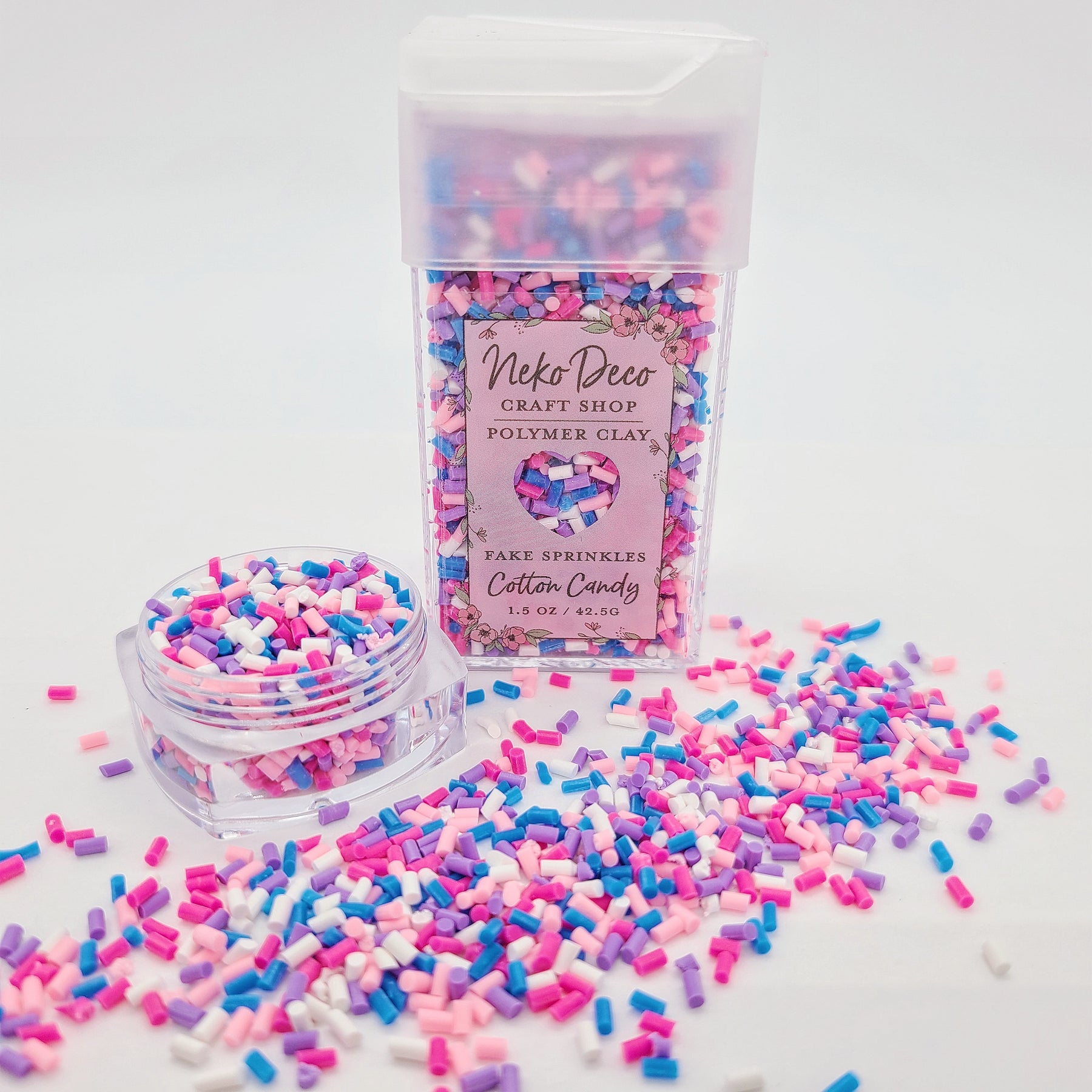 Cotton Candy Clay Sprinkles – Neko Deco Craft Shop