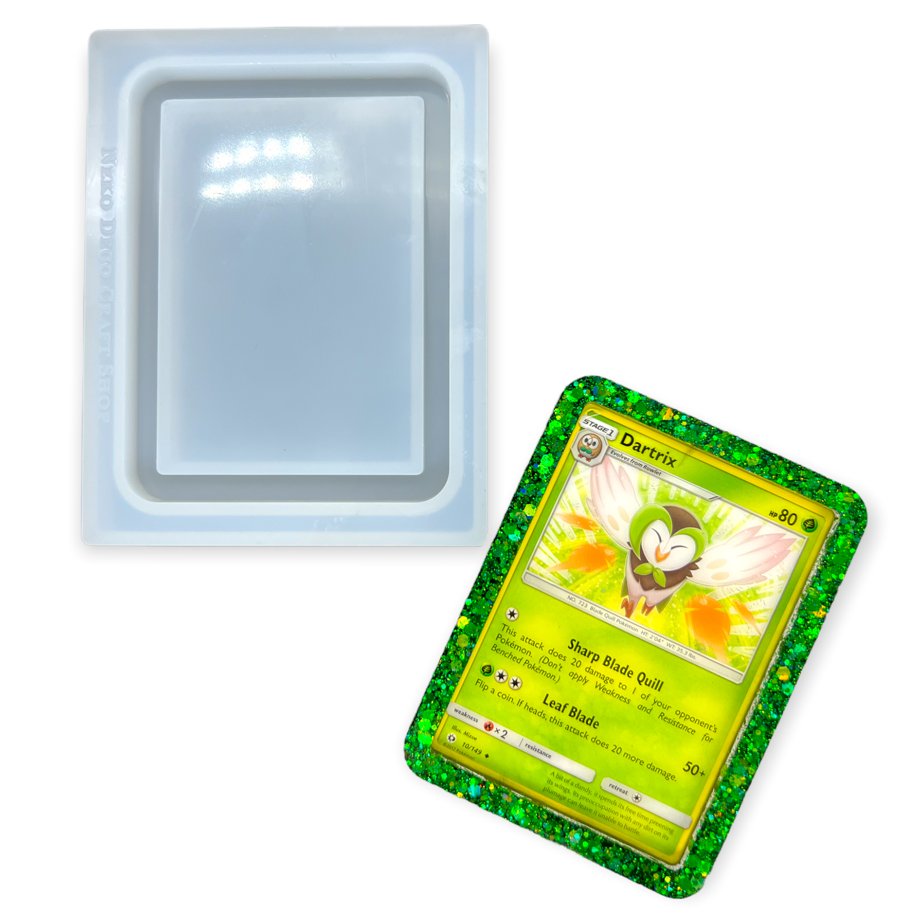 Trading Card Shaker Clear Silicone Mold – Neko Deco Craft Shop